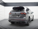Rear Splitter (Vertical Bars) compatible with Volkswagen Tiguan R-Line Mk2 Facelift