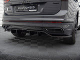 Rear Splitter (Vertical Bars) compatible with Volkswagen Tiguan R-Line Mk2 Facelift
