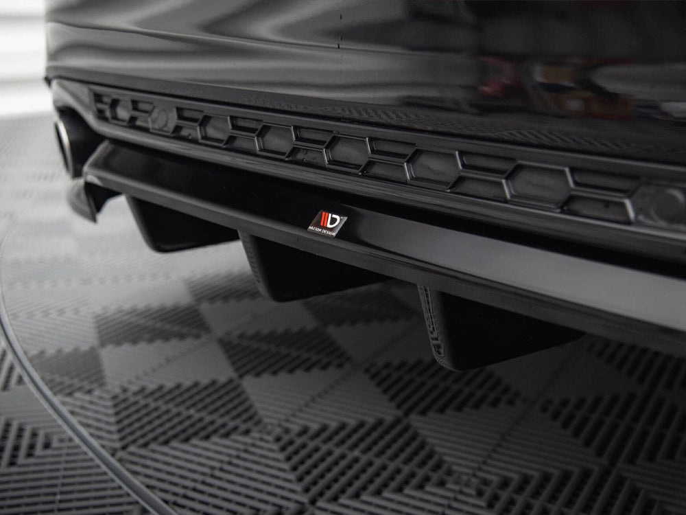 Rear Splitter (Vertical Bars) compatible with Ford Mondeo Estate ST-Line Mk4 Facelift