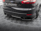 Rear Splitter (Vertical Bars) compatible with Ford Mondeo Estate ST-Line Mk4 Facelift