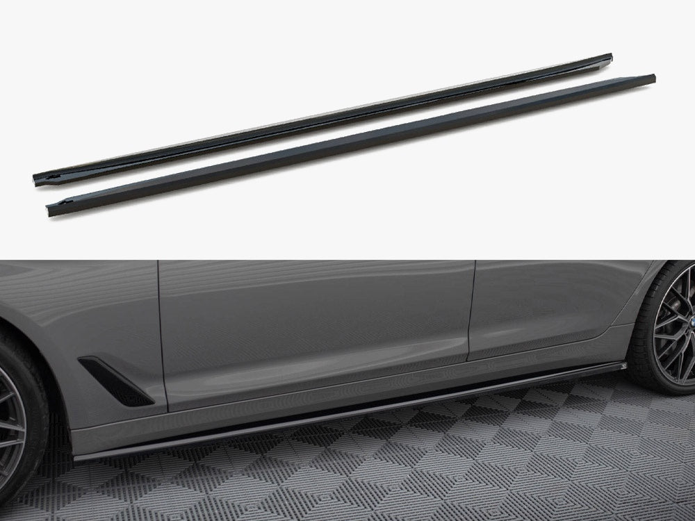 Side Skirts Diffusers compatible with BMW 5 G30 / G31 Facelift
