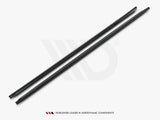 Side Skirts Diffusers compatible with BMW 5 G30 / G31 Facelift