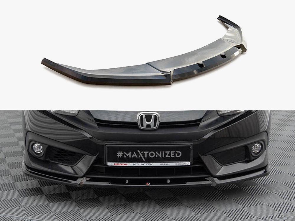 Front Splitter V.1 compatible with Honda Civic Mk10
