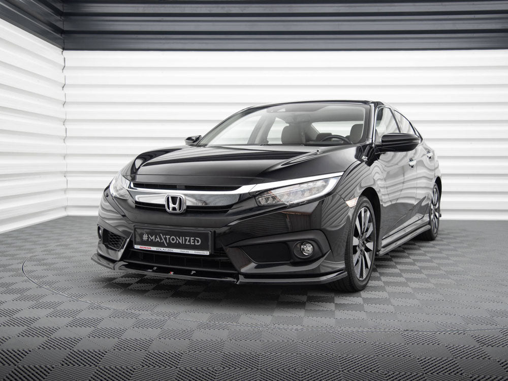 Front Splitter V.1 compatible with Honda Civic Mk10