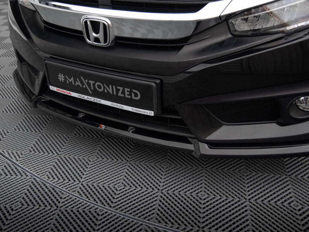 Front Splitter V.1 compatible with Honda Civic Mk10