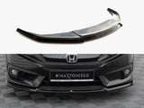 Front Splitter V.2 compatible with Honda Civic Mk10