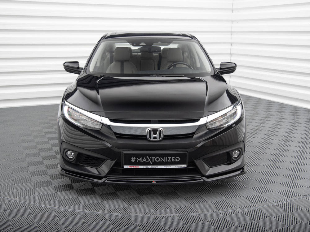 Front Splitter V.2 compatible with Honda Civic Mk10