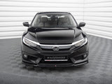 Front Splitter V.2 compatible with Honda Civic Mk10
