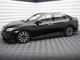 Side Skirts Diffusers compatible with Honda Civic Mk10