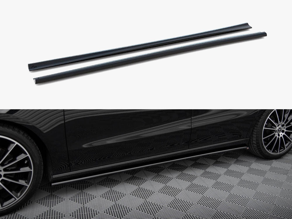 Side Skirts Diffusers compatible with Mercedes-Benz CLA C118