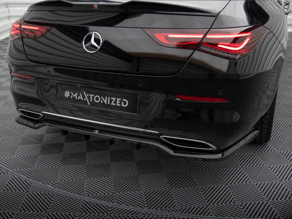Rear Splitter (Vertical Bars) compatible with Mercedes-Benz CLA Coupe C118