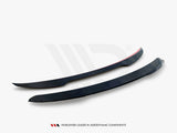 Spoiler CAP compatible with Mercedes-Benz CLA Shooting Brake AMG Line X118 - Carbon Look