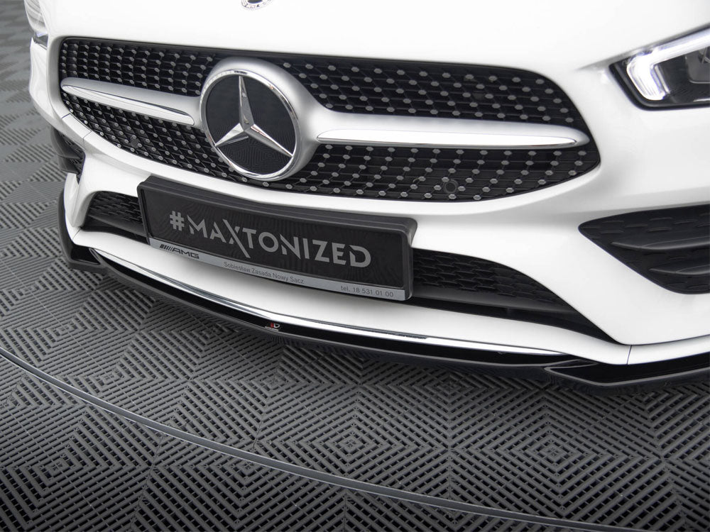 Front Splitter V.1 compatible with Mercedes-Benz CLA A35 AMG / AMG Line C118