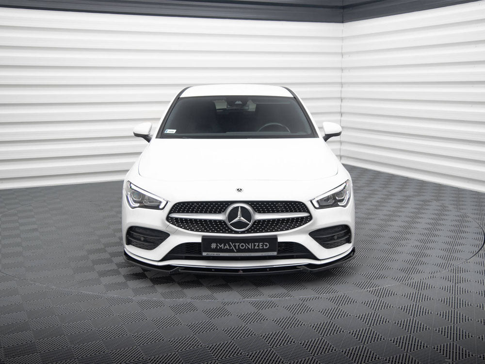 Front Splitter V.2 compatible with Mercedes-Benz CLA A35 AMG / AMG Line C118