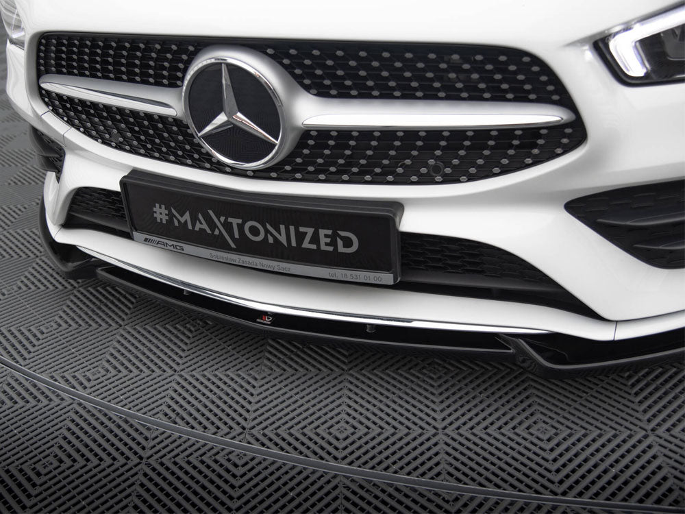 Front Splitter V.2 compatible with Mercedes-Benz CLA A35 AMG / AMG Line C118
