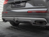 Central Rear Splitter (Vertical Bars) compatible with Audi Q7 Mk2
