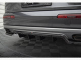 Central Rear Splitter (Vertical Bars) compatible with Audi Q7 Mk2