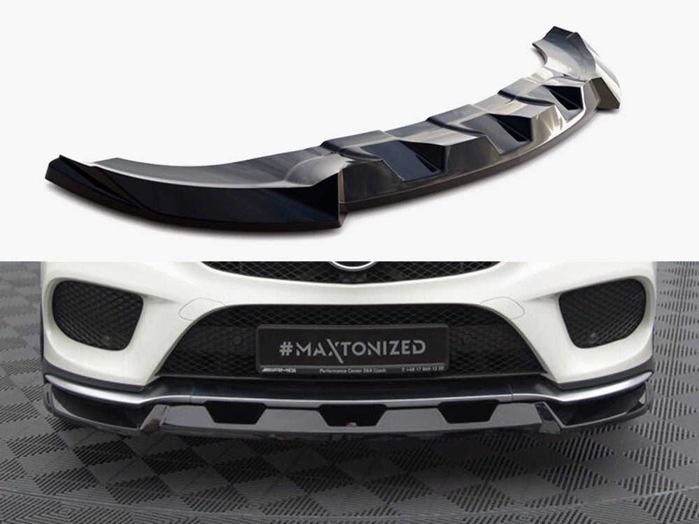 Front Splitter V.1 compatible with Mercedes-Benz GLE Coupe 43 AMG / AMG Line C292