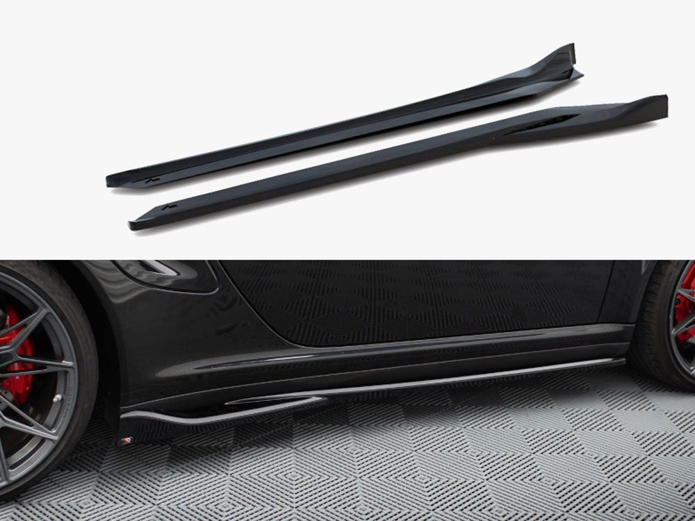Side Skirts Diffusers compatible with Porsche 911 Turbo 997