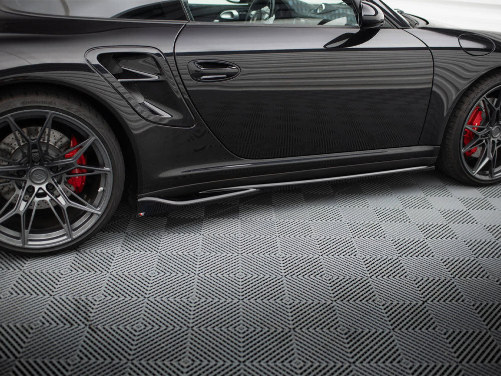 Side Skirts Diffusers compatible with Porsche 911 Turbo 997