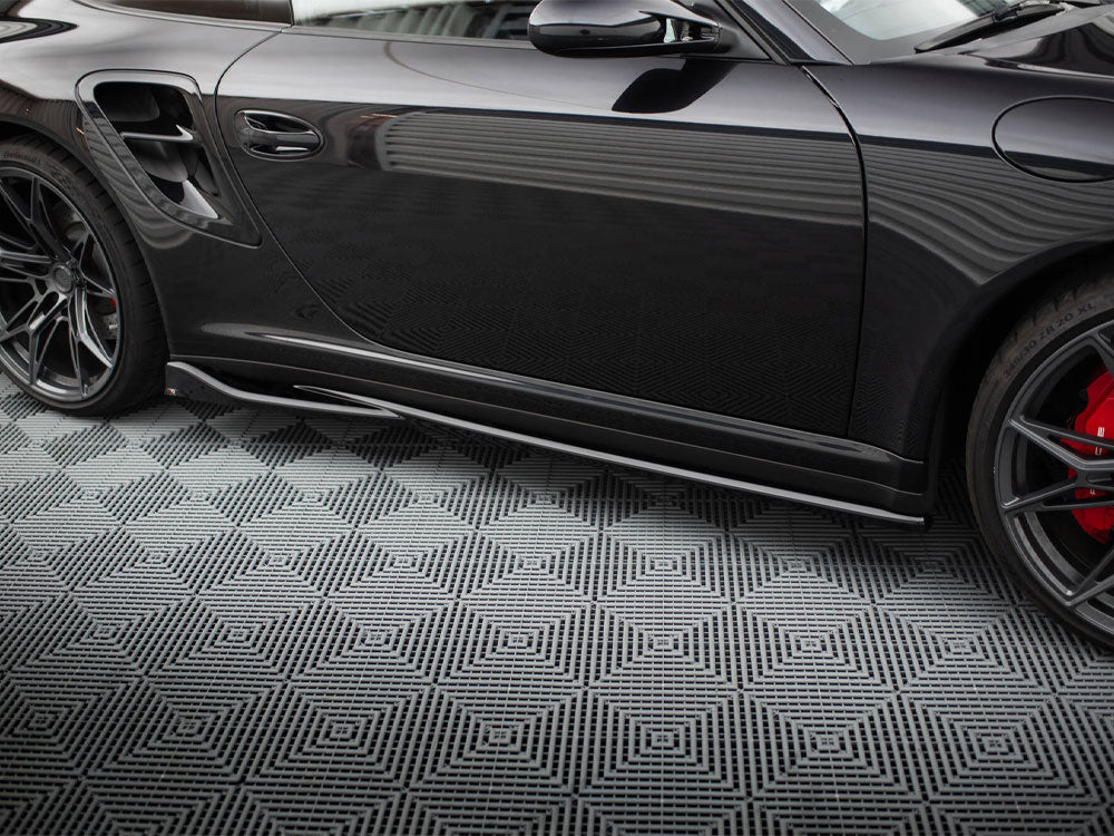 Side Skirts Diffusers compatible with Porsche 911 Turbo 997
