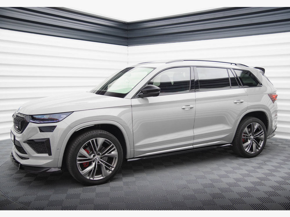 Side Skirts Diffusers compatible with Skoda Kodiaq RS Mk1 Facelift
