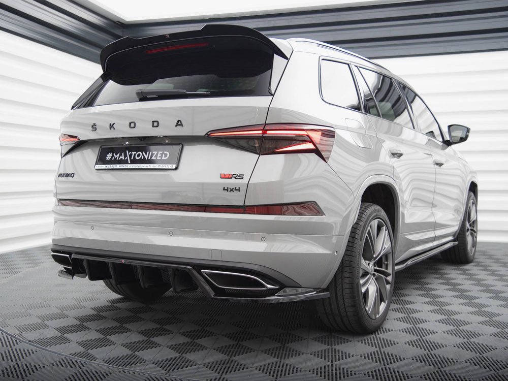 Rear Splitter (Vertical Bars) compatible with Skoda Kodiaq RS Mk1 Facelift