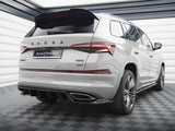 Rear Splitter (Vertical Bars) compatible with Skoda Kodiaq RS Mk1 Facelift