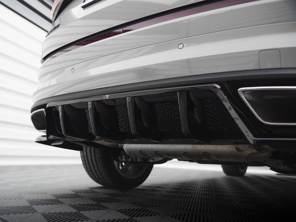 Rear Splitter (Vertical Bars) compatible with Skoda Kodiaq RS Mk1 Facelift