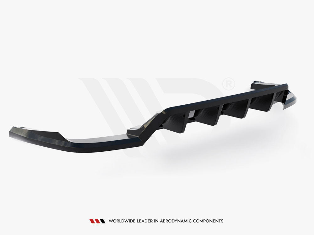 Rear Splitter (Vertical Bars) compatible with Skoda Kodiaq RS Mk1 Facelift