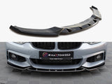 Front Splitter V.3 compatible with BMW 4 Coupe / Gran Coupe / Cabrio M-Pack F32 / F36 / F33