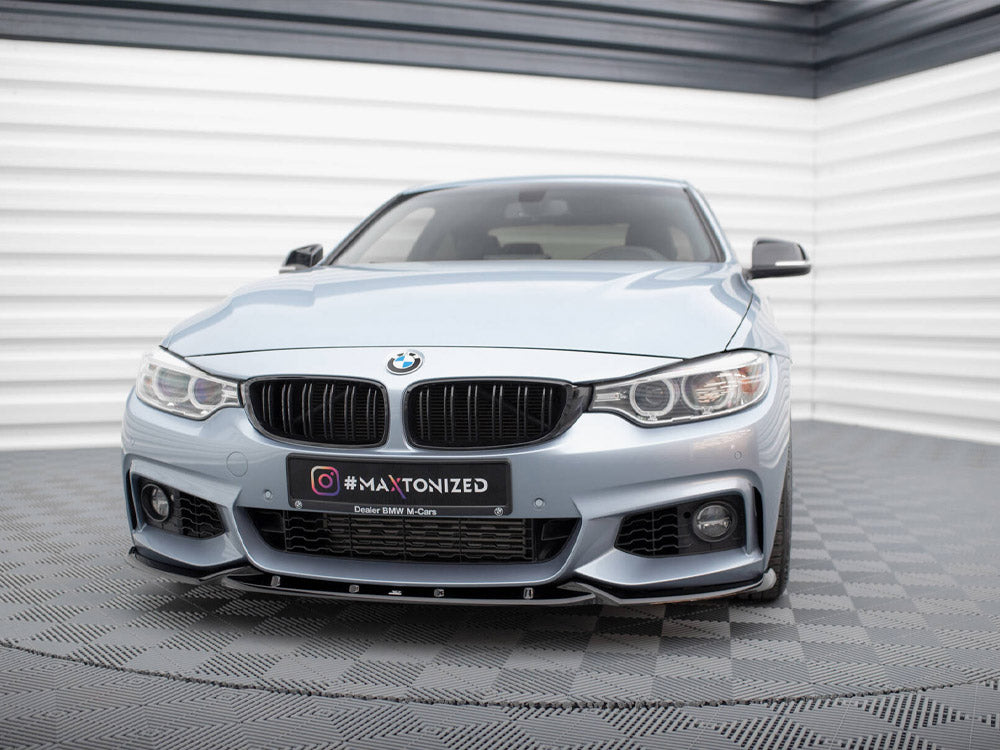 Front Splitter V.3 compatible with BMW 4 Coupe / Gran Coupe / Cabrio M-Pack F32 / F36 / F33
