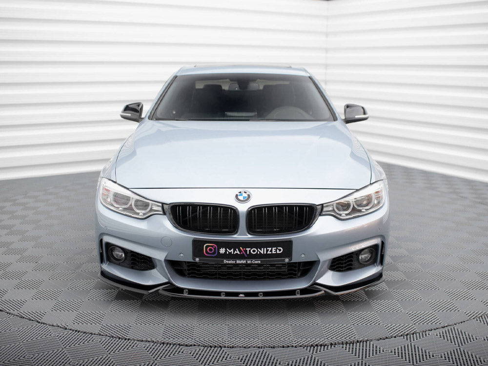 Front Splitter V.3 compatible with BMW 4 Coupe / Gran Coupe / Cabrio M-Pack F32 / F36 / F33