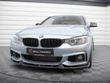 Front Splitter V.4 compatible with BMW 4 Coupe / Gran Coupe / Cabrio M-Pack F32 / F36 / F33