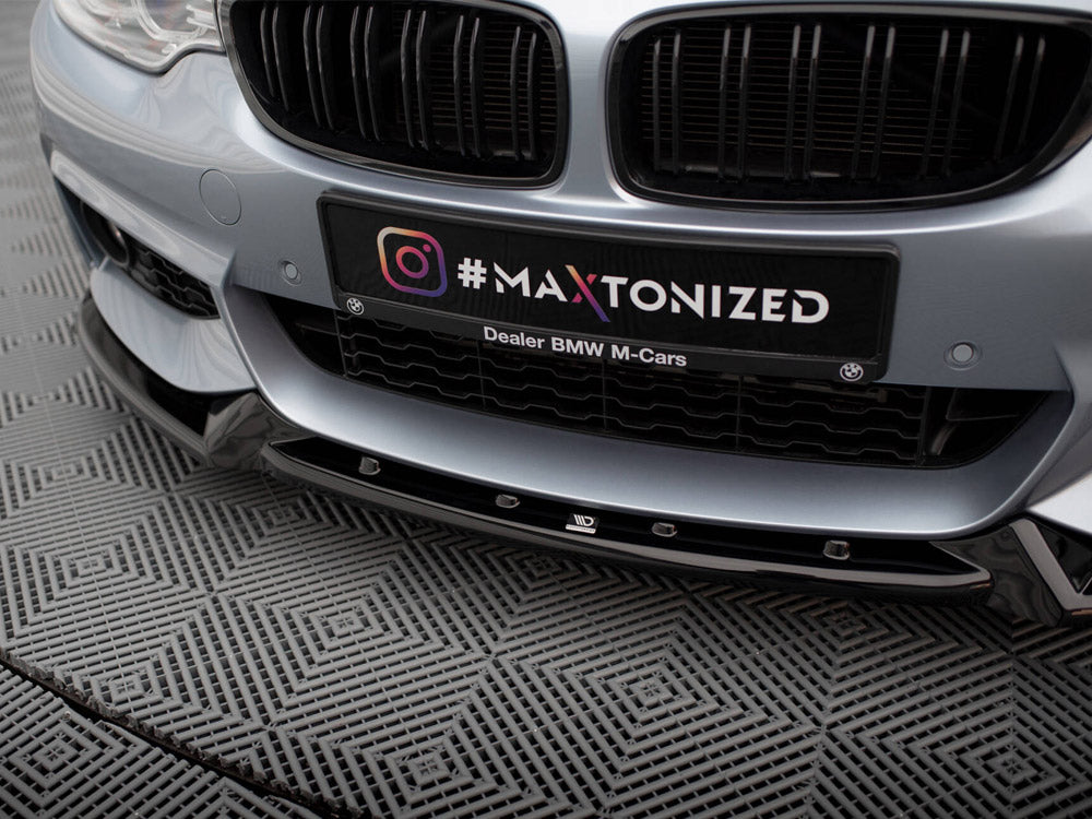 Front Splitter V.4 compatible with BMW 4 Coupe / Gran Coupe / Cabrio M-Pack F32 / F36 / F33