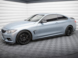 Side Skirts Diffusers V.2 compatible with BMW 4 Coupe / Gran Coupe / Cabrio M-Pack F32 / F36 / F33