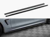 Side Skirts Diffusers V.3 compatible with BMW 4 Coupe / Gran Coupe / Cabrio M Sport F32 / F36 / F33