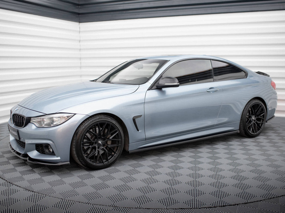 Side Skirts Diffusers V.3 compatible with BMW 4 Coupe / Gran Coupe / Cabrio M Sport F32 / F36 / F33