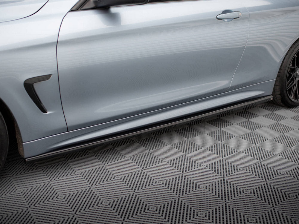 Side Skirts Diffusers V.3 compatible with BMW 4 Coupe / Gran Coupe / Cabrio M Sport F32 / F36 / F33