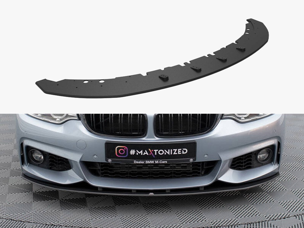 Street PRO Front Splitter compatible with BMW 4 Coupe / Gran Coupe / Cabrio M-Pack F32 / F36 / F33