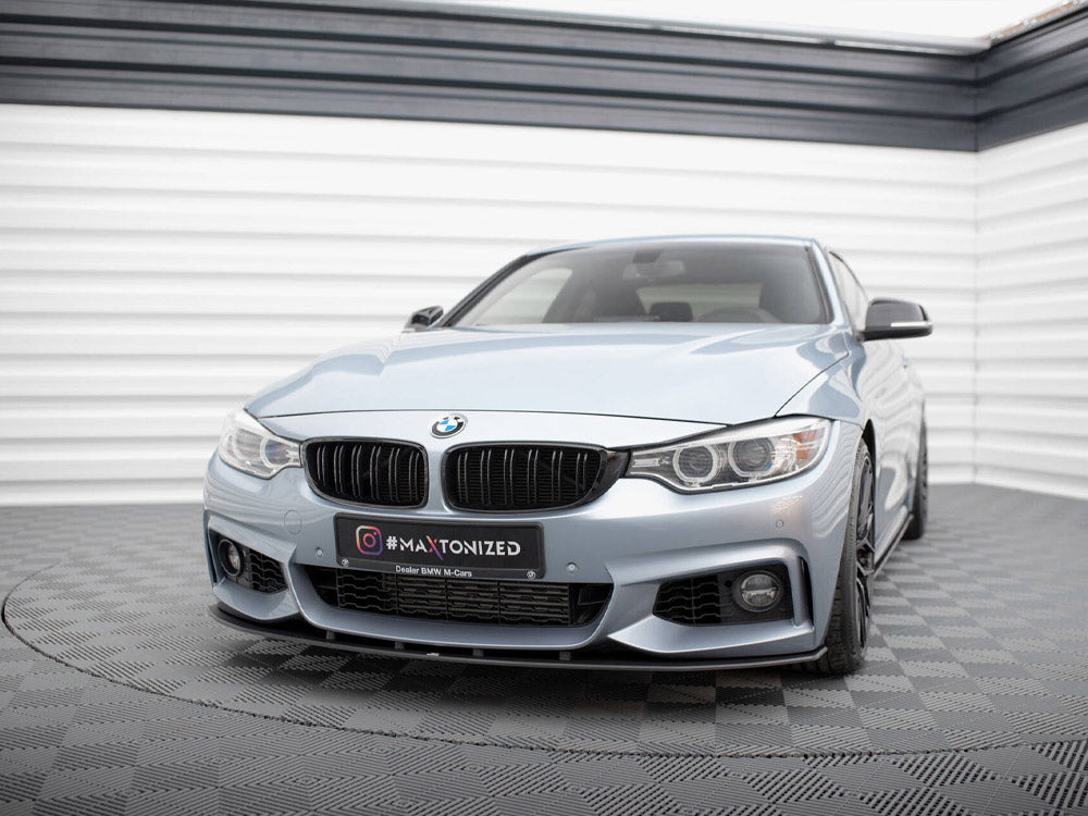 Street PRO Front Splitter compatible with BMW 4 Coupe / Gran Coupe / Cabrio M-Pack F32 / F36 / F33