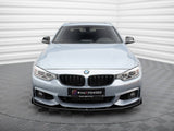 Street PRO Front Splitter + Flaps compatible with BMW 4 Coupe / Gran Coupe / Cabrio M-Pack F32 / F36 / F33