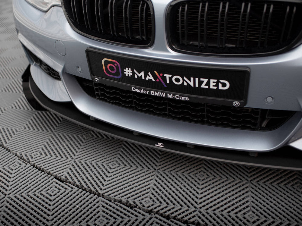 Street PRO Front Splitter + Flaps compatible with BMW 4 Coupe / Gran Coupe / Cabrio M-Pack F32 / F36 / F33