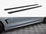Street PRO Side Skirts Diffusers compatible with BMW 4 Coupe / Gran Coupe / Cabrio M-Pack F32 / F36 / F33