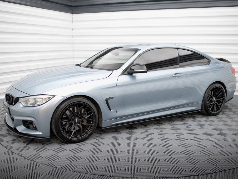 Street PRO Side Skirts Diffusers compatible with BMW 4 Coupe / Gran Coupe / Cabrio M-Pack F32 / F36 / F33