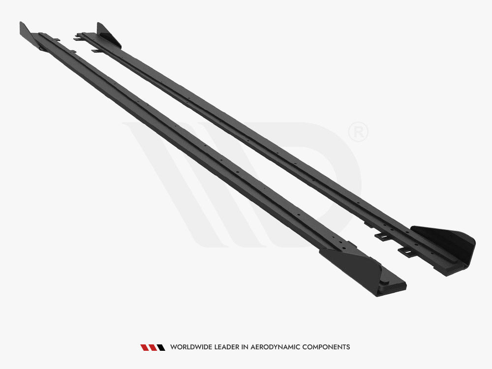 Street PRO Side Skirts Diffusers + Flaps compatible with BMW 4 Coupe / Gran Coupe / Cabrio M-Pack F32 / F36 / F33