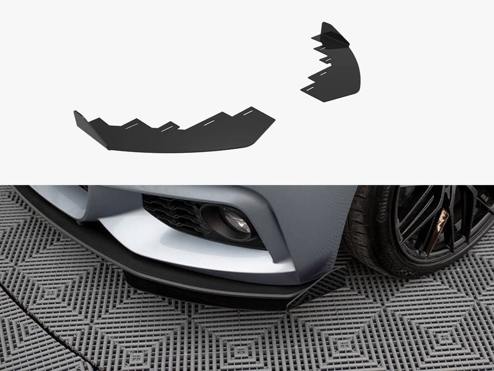 Front Flaps compatible with BMW 4 Coupe / Gran Coupe / Cabrio M-Pack F32 / F36 / F33