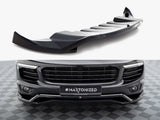 Front Splitter compatible with Porsche Cayenne Mk2 Facelift