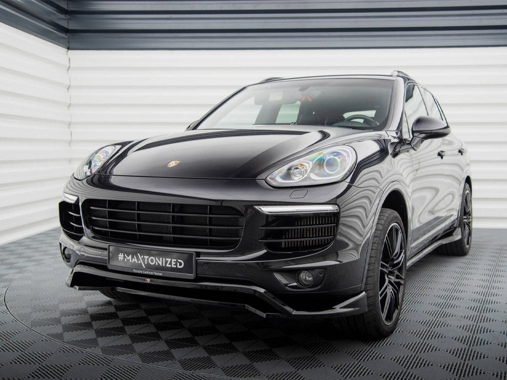Front Splitter compatible with Porsche Cayenne Mk2 Facelift