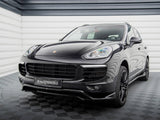 Front Splitter compatible with Porsche Cayenne Mk2 Facelift